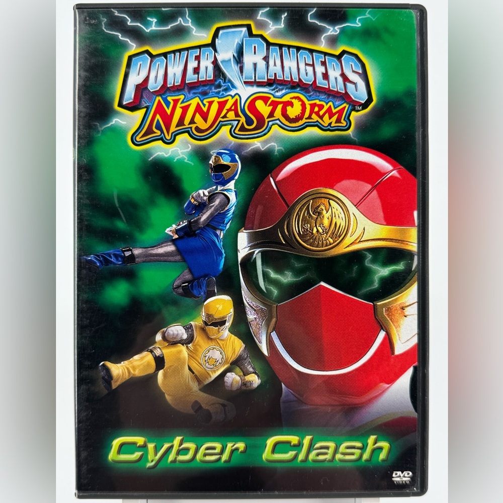 Power Ranger Ninja Storm: Cyber Clash on DVD.